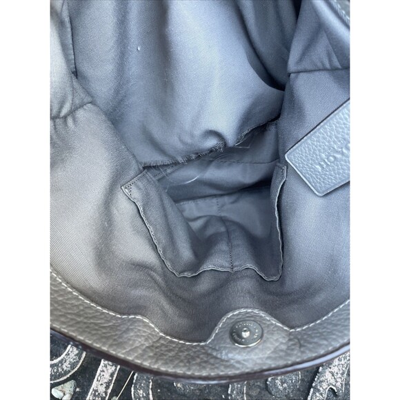 Coach Lexy Shoulder Bag F28997 Fog Gray Pebbled Leather Tote Purse Handbag - Picture 11 of 14